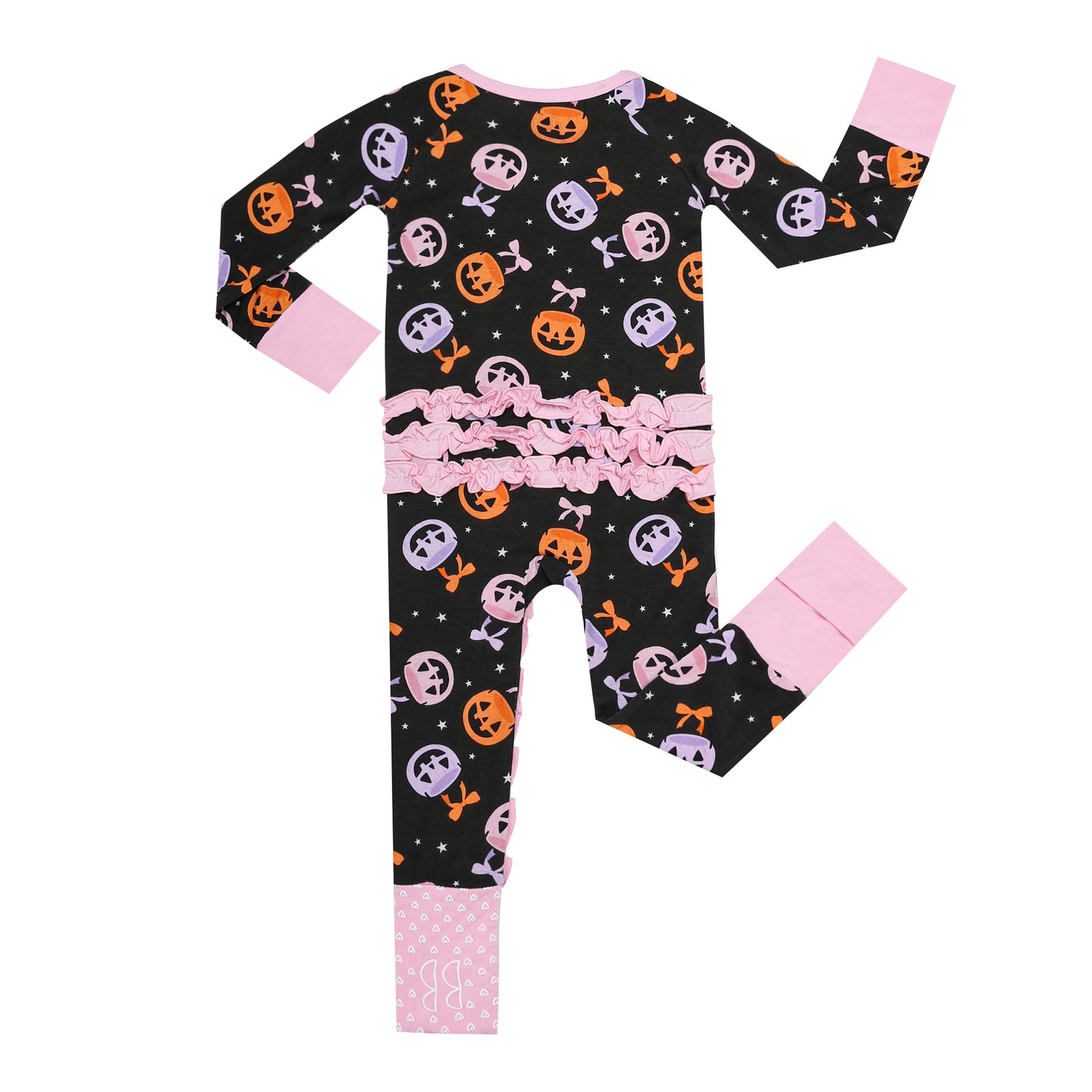 Candy Cauldron Ruffled Convertible Footie