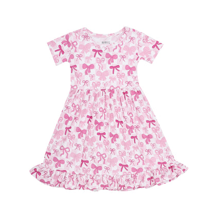 Bowtiful Bows Ruffled Dress