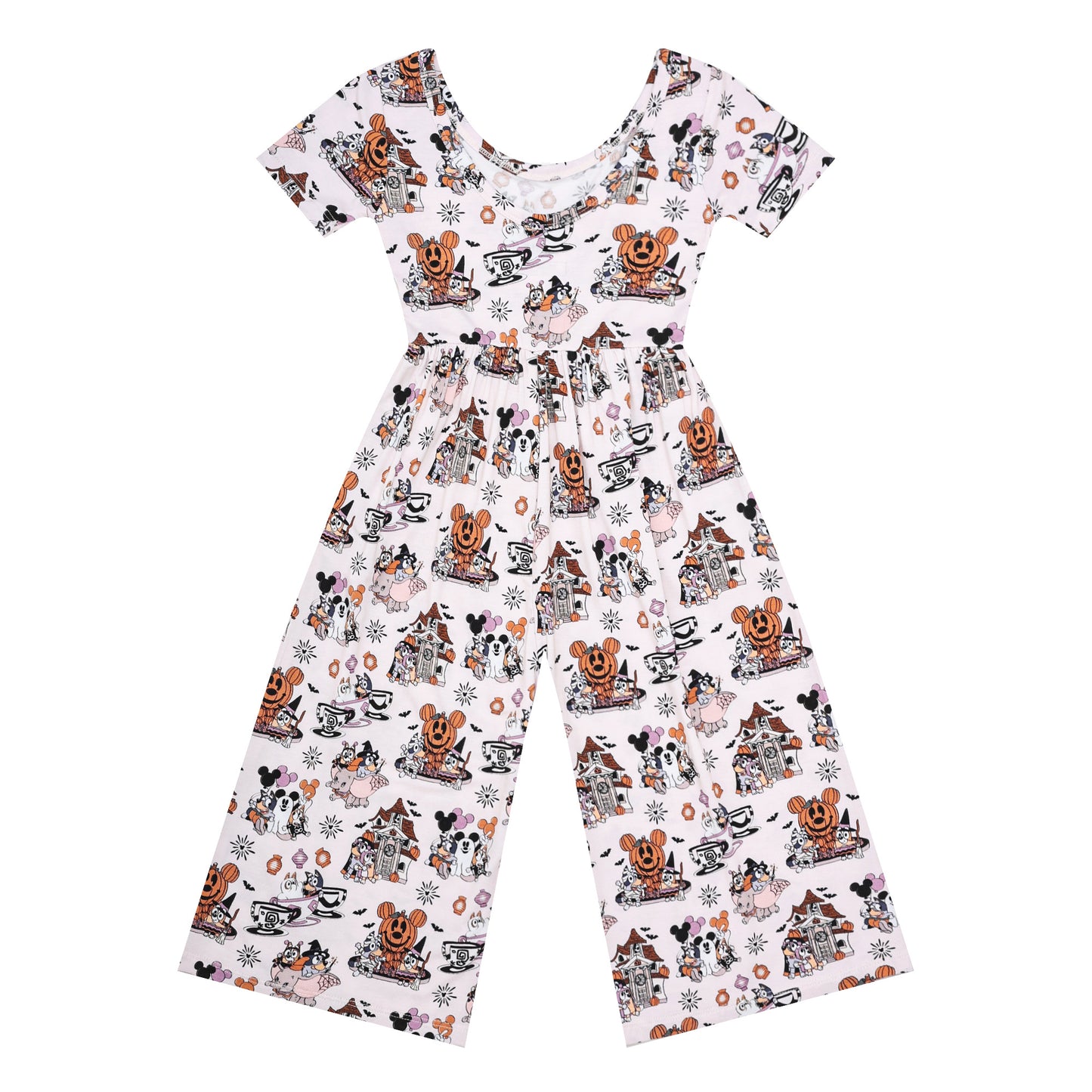 Halloween at the Park Wide Leg Jumpsuit