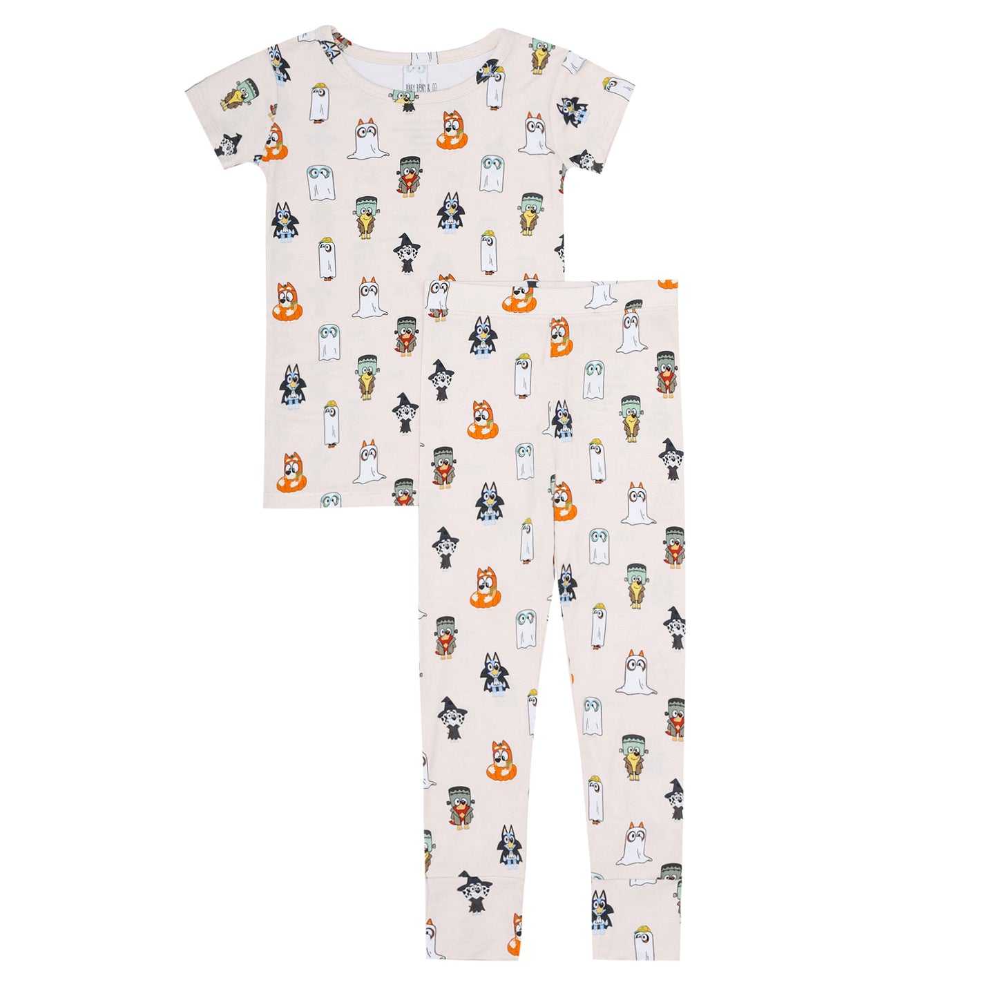 Booey Friends Short Sleeve Two Piece Set