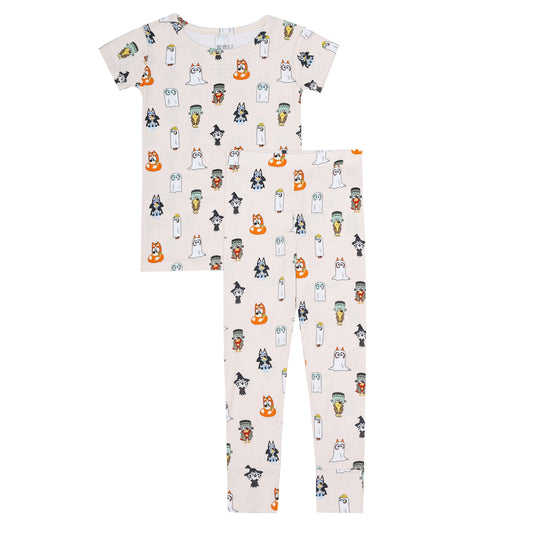 Booey Friends Short Sleeve Two Piece Set