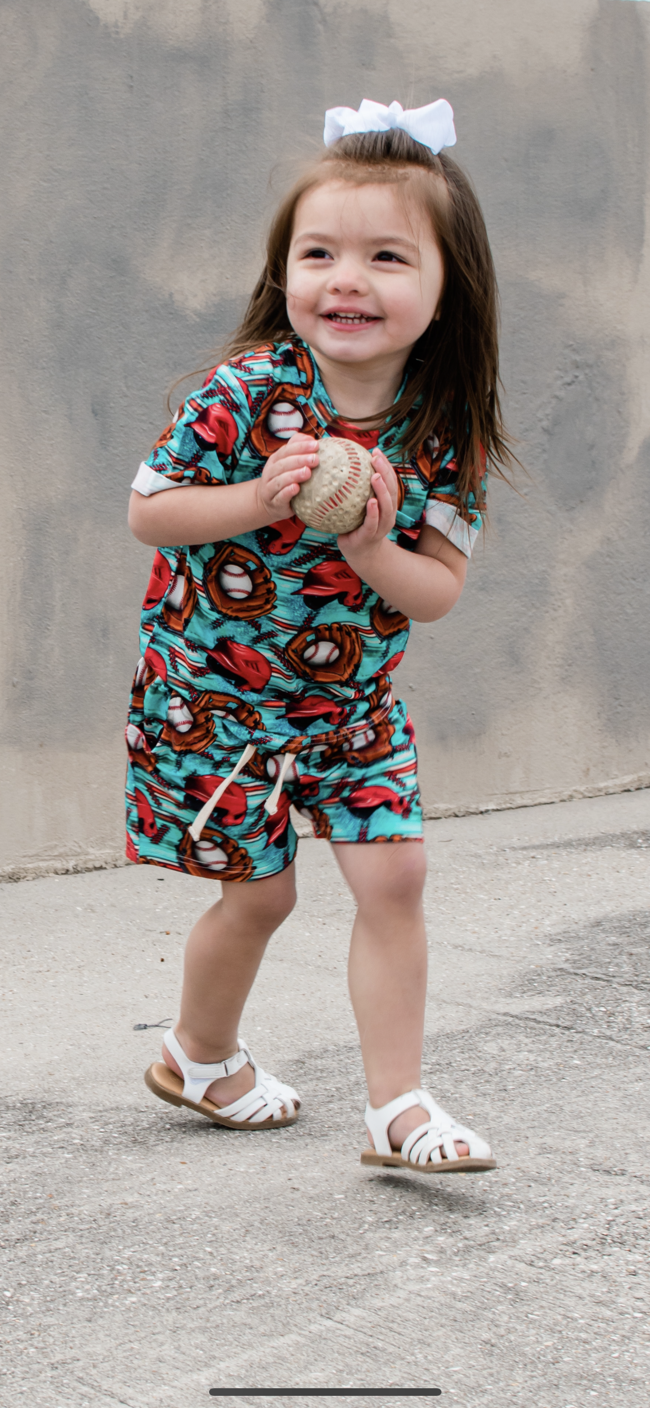 Little Slugger Baseball Pocket Tee & Short Set