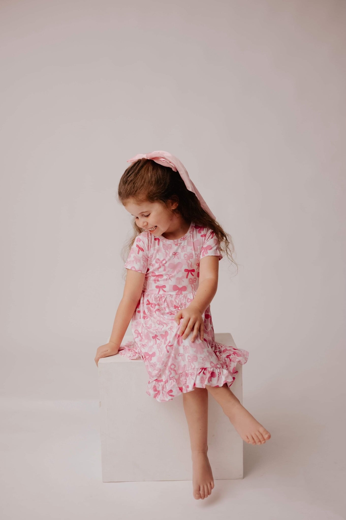 Bowtiful Bows Ruffled Dress