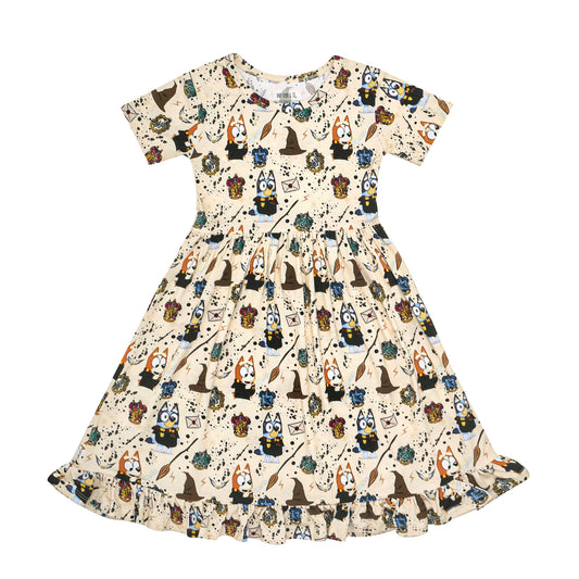 Magical Heelers Ruffled Dress- PreOrder