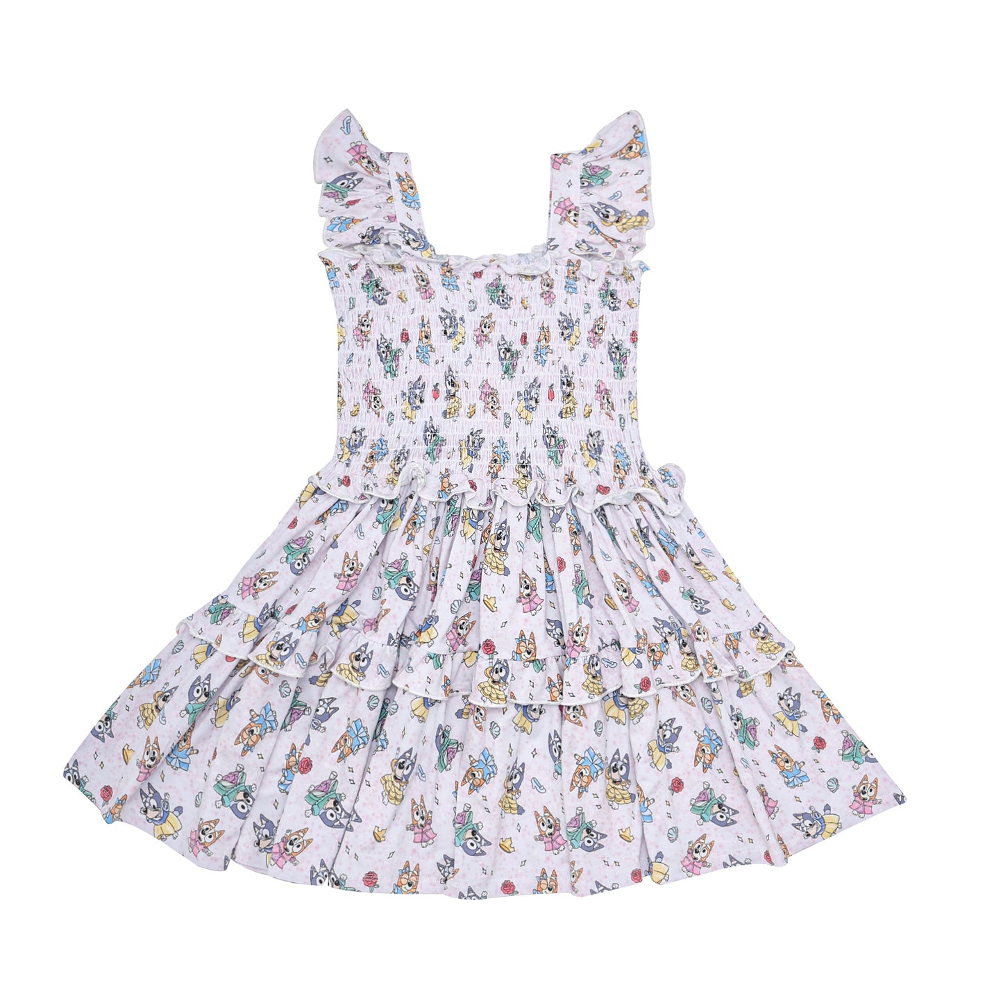 Princess Pups Smocked Dress