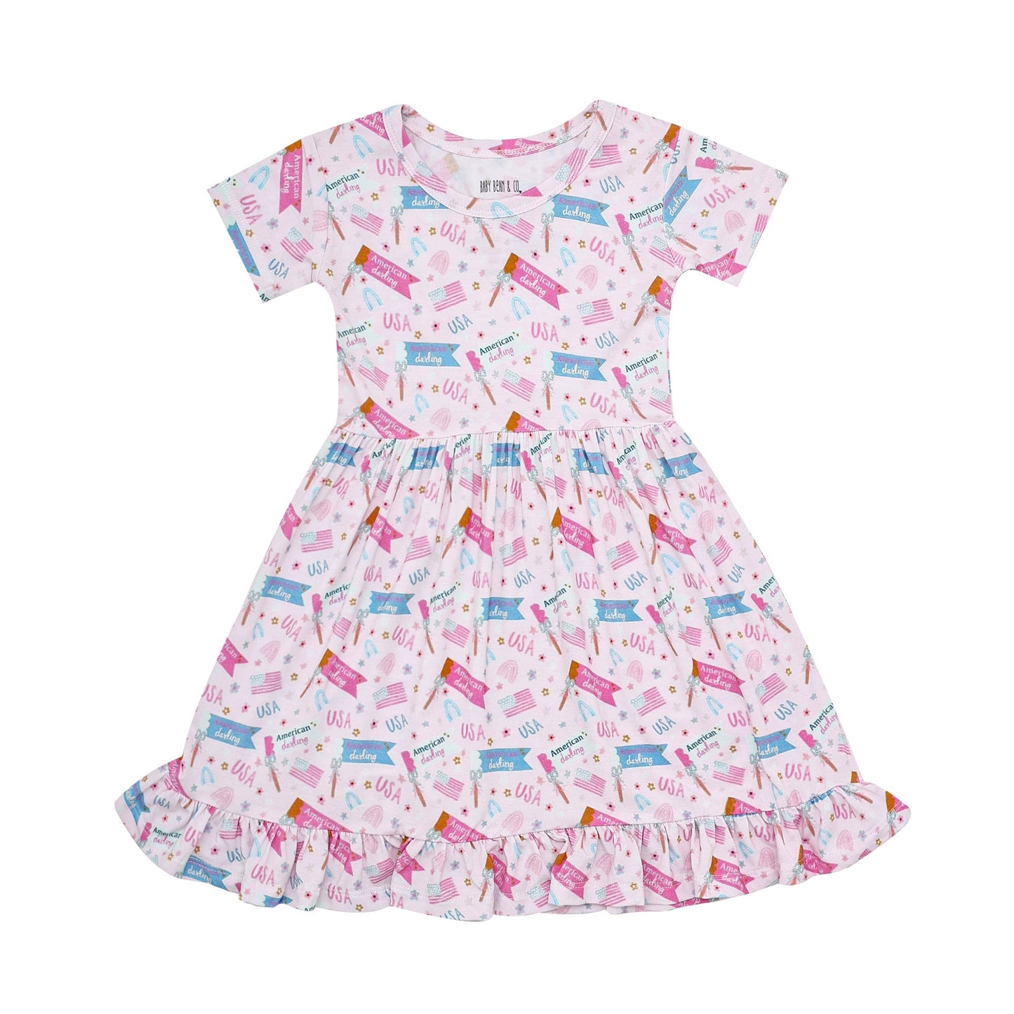 American Darling Ruffled Dress