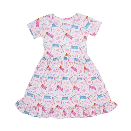 American Darling Ruffled Dress