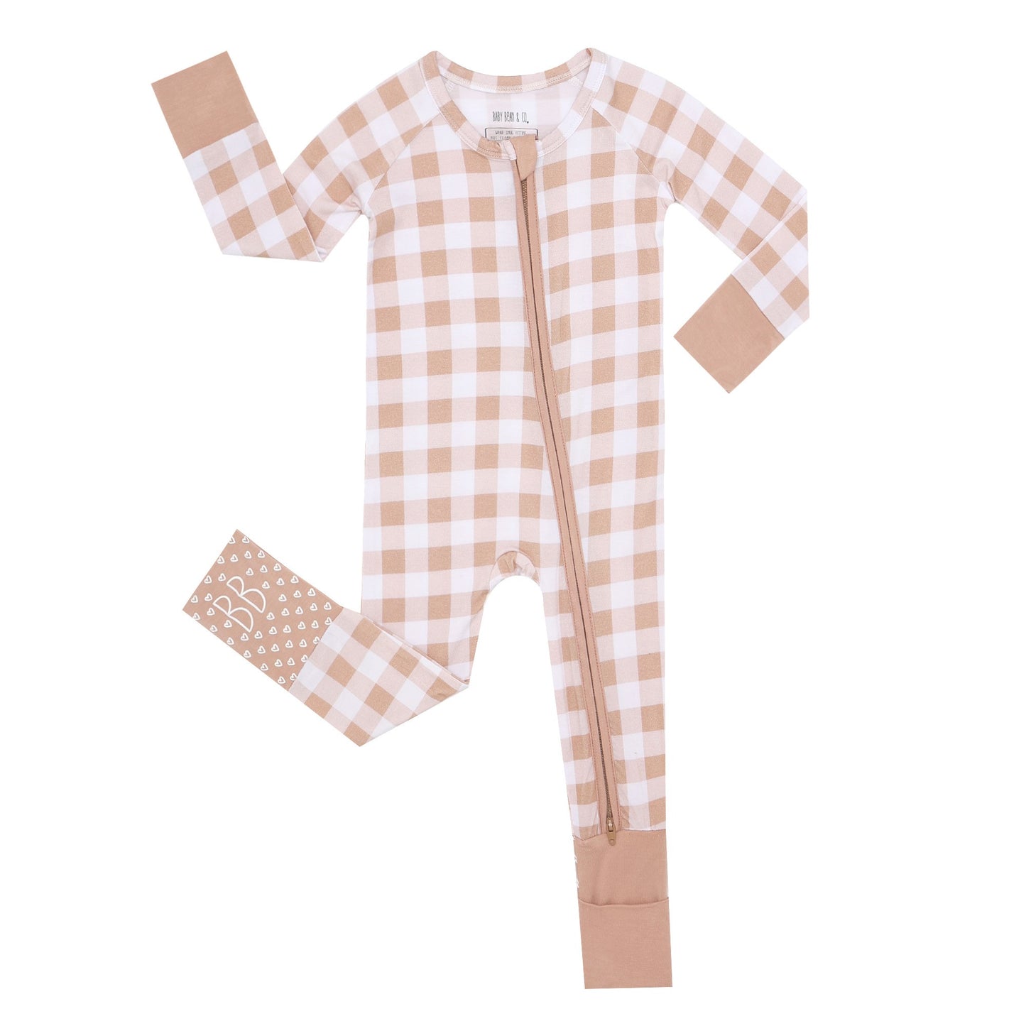 Autumn Gingham Convertible Footie