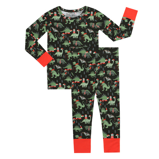 Santa-saurus Two Piece Pajamas