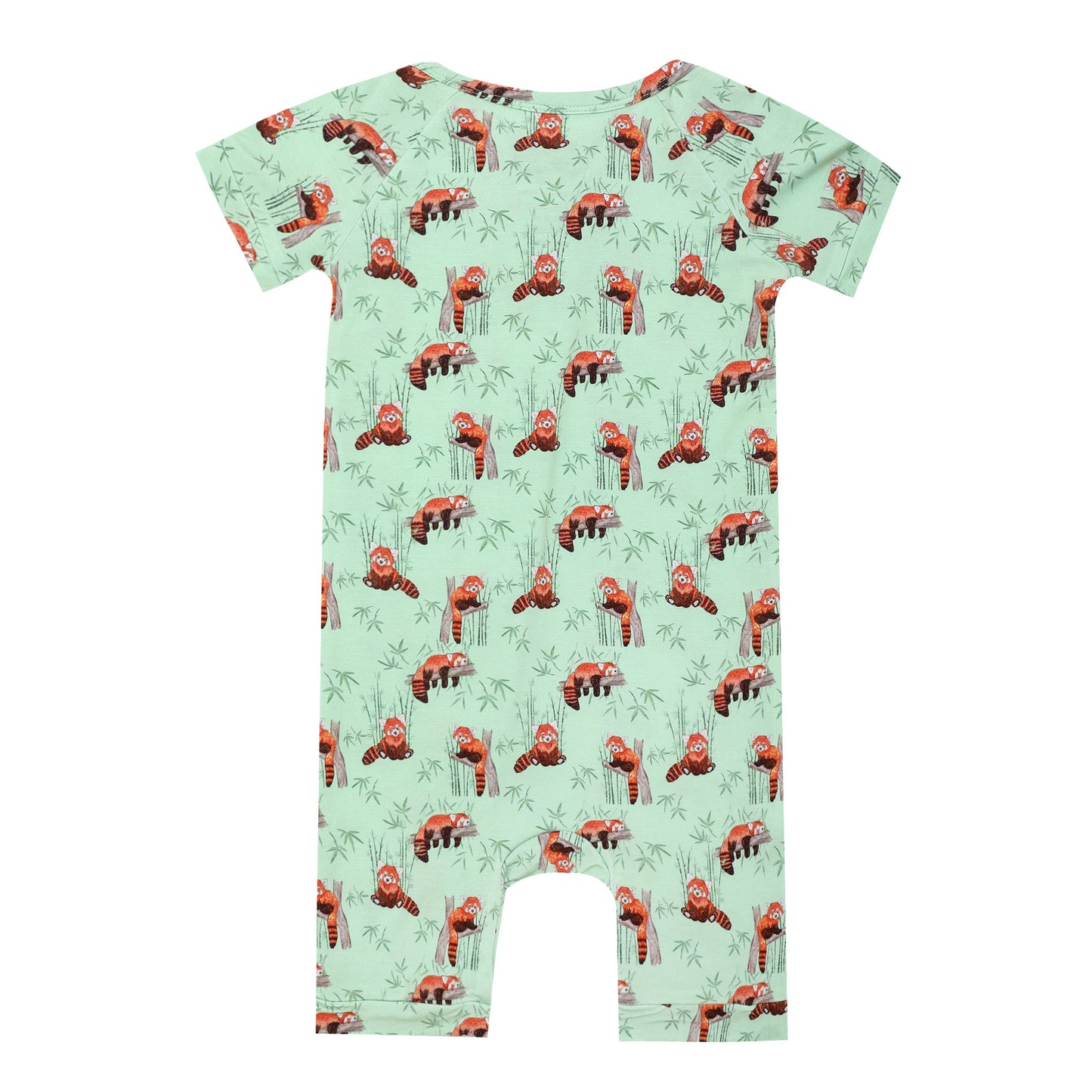 Caught Red Pand-d Shortie Romper