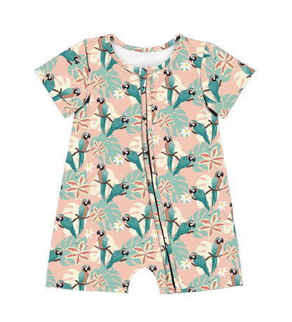 Paulie Zippered Shortie Romper